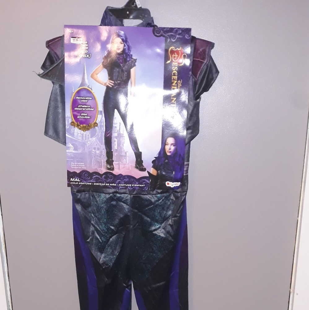 Descendants 3 Mal Halloween Costume Girls Small (4-6x)